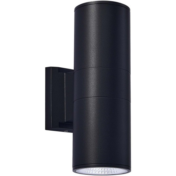 SL074.401.02 Светильник уличный настенный ST-Luce Черный/Черный LED 2*8W 4000K TUBO2