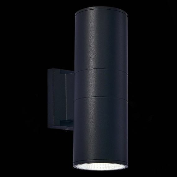 SL074.401.02 Светильник уличный настенный ST-Luce Черный/Черный LED 2*8W 4000K TUBO2