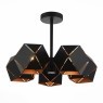 SL258.402.05 Люстра потолочная ST-Luce Черный/Черный, Золото E14 5*40W ENIGMA