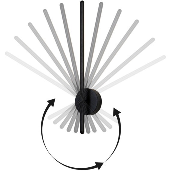 Бра Crystal Lux VERDE AP L700 BLACK NEW