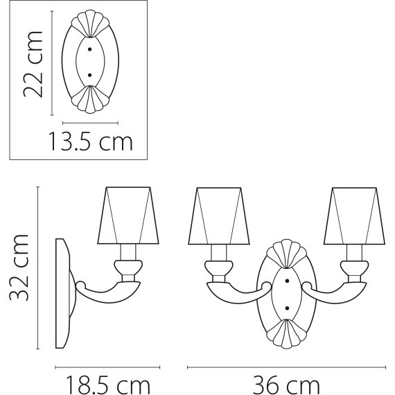 Бра Ramo Lightstar 690622