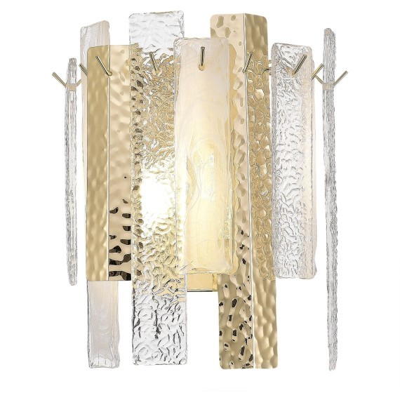 SL1636.201.02 Бра ST-Luce Золотистый/Белый, Золотистый E14 2*40W SCOLARE