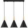 SLE1255-403-03 Светильник подвесной Черный/Черный E27 3*40W ARKET