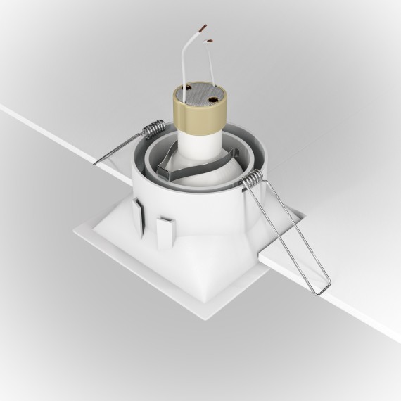 Встраиваемый светильник Maytoni DL029-2-01W Dot под лампу 1xGU10 50W