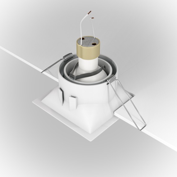 Встраиваемый светильник Maytoni DL029-2-01W Dot под лампу 1xGU10 50W