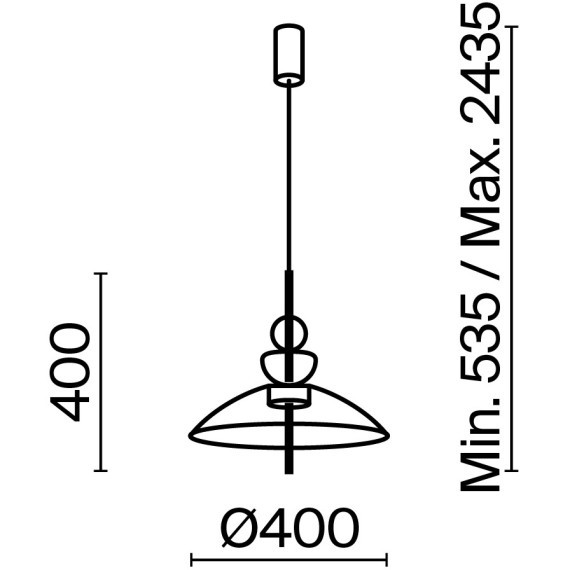 Подвесной светильник Maytoni MOD185PL-L6B3K3
