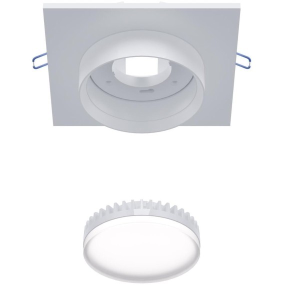 4674-1U, уличный светильник, L110xW110xH42, cutout:D95, 1xGX53LEDx15W, IP44, excluded