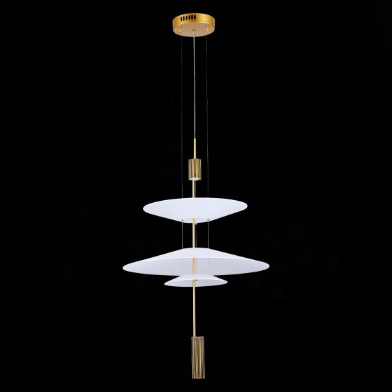 SL6101.213.01 Люстра подвесная ST-Luce Золотистый/Белый LED 1*15W 3000K ISOLA