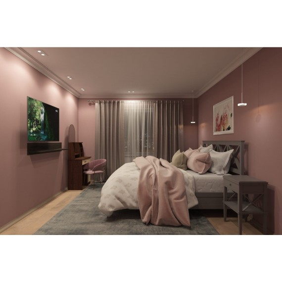 Белый встраиваемый светильник под 2 лампы GU10 Denkirs DK2020-WH