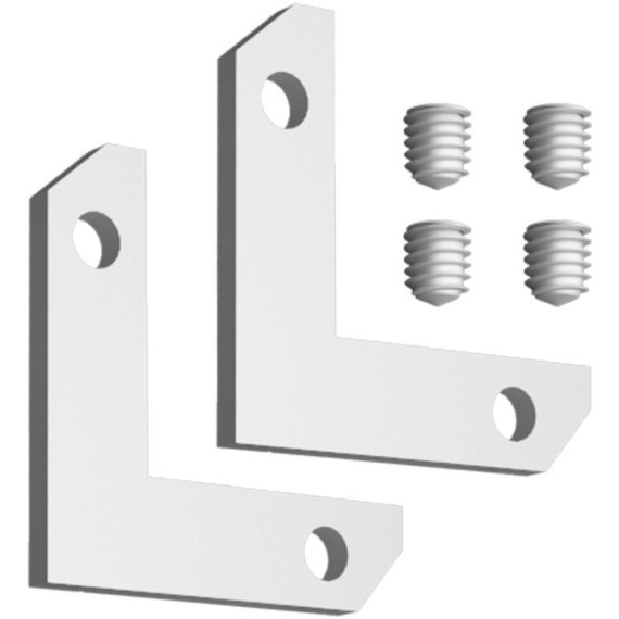 135330 Соединитель угловой горизонтальный для арт. 135325-135328 (2 шт. в комплекте) Novotech CLAMP Lumfer