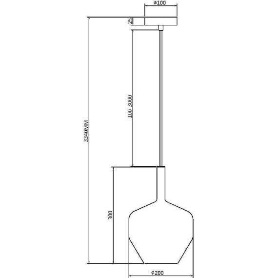 Подвесной светильник Maytoni MOD271PL-01B5