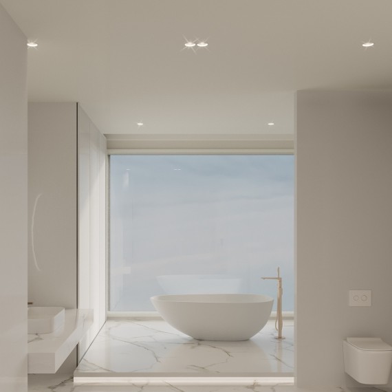 Светильник встраиваемый с переключателем цветовой температуры IP65 LED 10W 3000К\4000К\6000К Novotech LANG 359424