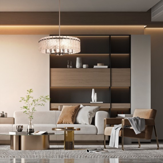 Подвесной светильник с 1 плафоном Freya FR5166PL-01BS Basilica под лампу 1xE14 40W