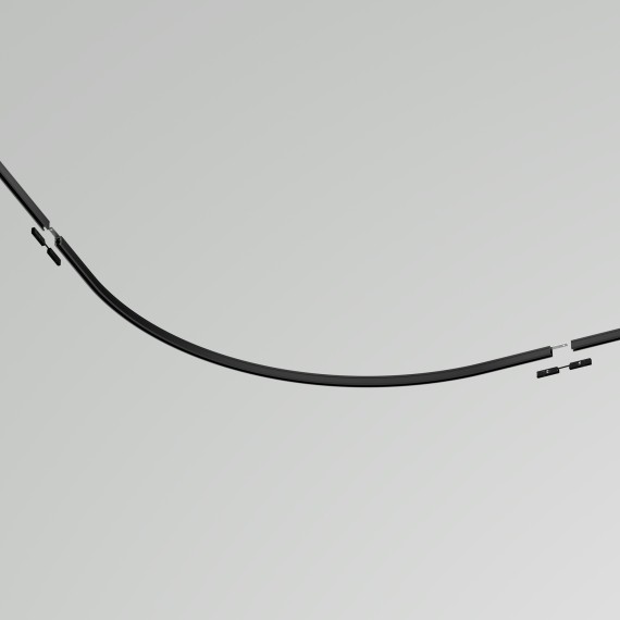 Радиусный коннектор D900 для накладного шинопровода Maytoni Levity TRA184-R900-11B