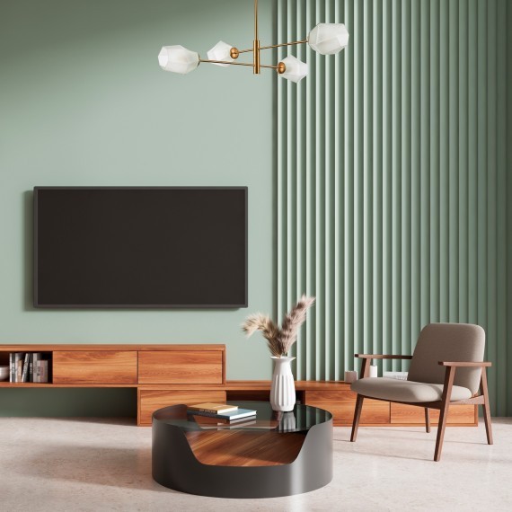 SLE205202-06 Светильник потолочный Латунь/Белый E27 6*60W TERRAMO