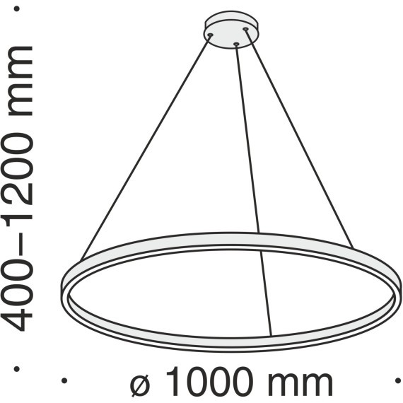 Подвесной светильник светодиодный Rim MOD058PL-L54BS4K