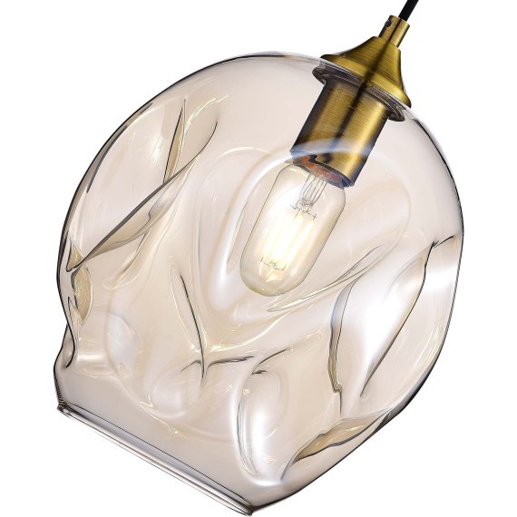 SL1188.313.01 Подвес ST-Luce Латунь/Коньячный E27 1*60W IDESIA