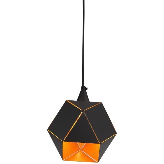 SL258.403.01 Светильник подвесной ST-Luce Черный/Черный, Золото E14 1*40W ENIGMA
