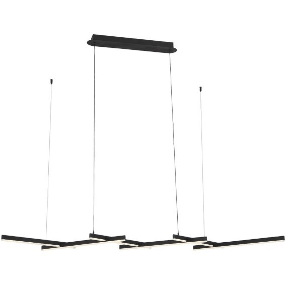 SL394.403.06 Люстра подвесная ST-Luce Черный/Белый LED 6*14W 4000K BASONI