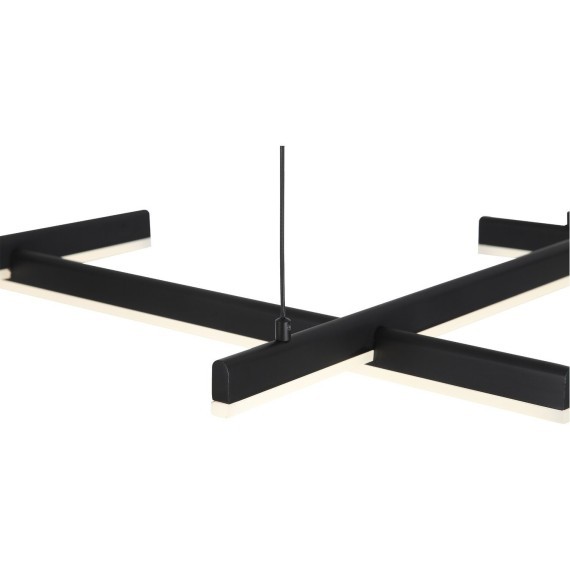 SL394.403.06 Люстра подвесная ST-Luce Черный/Белый LED 6*14W 4000K BASONI