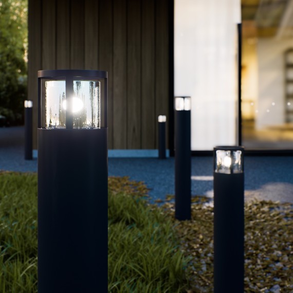 SL9507.415.01 Светильник уличный наземный ST-Luce Черный LED 1*5W 4000K FOSSA