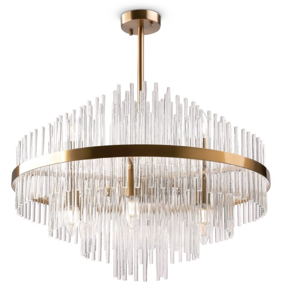 Люстра на штанге Freya FR5216PL-09BS Agora под лампы 9xE14 60W