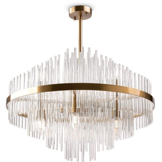 Люстра на штанге Freya FR5216PL-09BS Agora под лампы 9xE14 60W