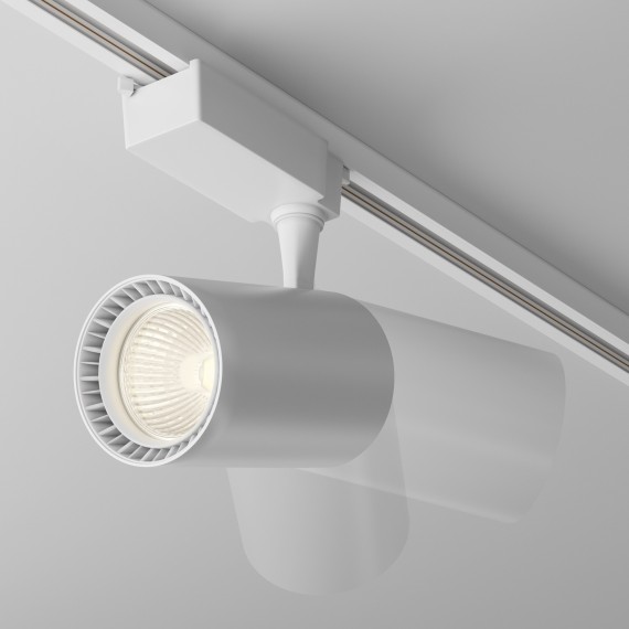 Однофазный двужильный светодиодный трековый светильник Maytoni Unity TR003-1-15W3K-W-W Vuoro 3000К 1520Лм CRI90+ 60° 15Вт