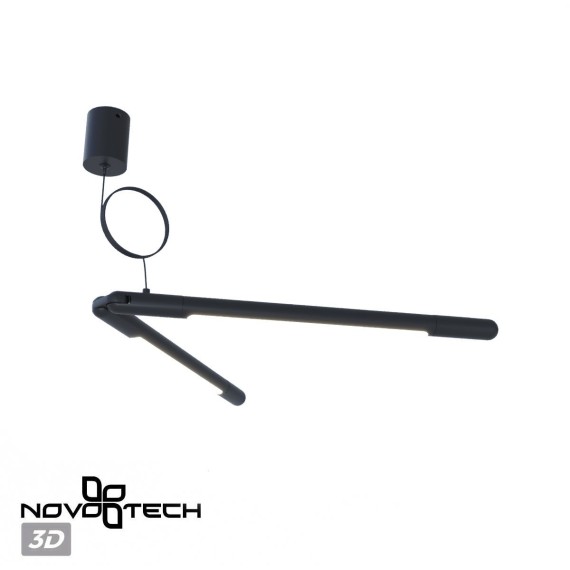 Накладная база с вводом питания и гибким L-соединителем и проводом 200см Novotech Glat 359387