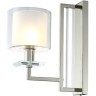 Бра Crystal Lux NICOLAS AP1 NICKEL/WHITE
