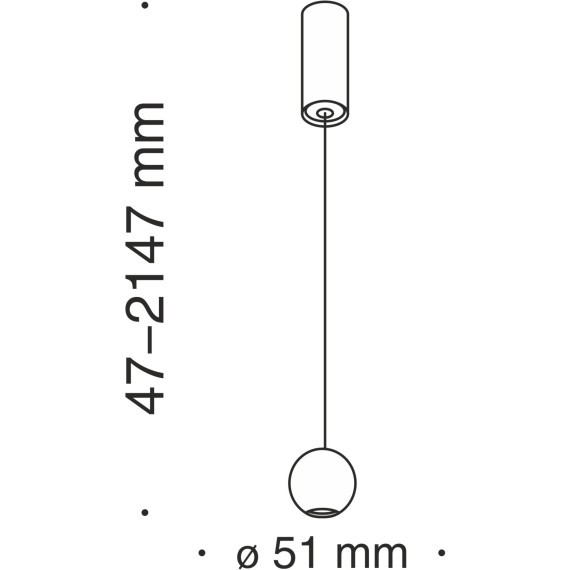 Подвесной светильник Technical P067PL-L5GF3K