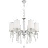 Хрустальная подвесная люстра Lumina Deco Alessia LDP 1726-6 CHR