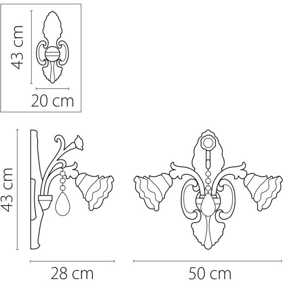 Бра Rosata Lightstar 696622