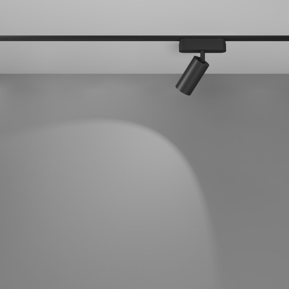 TR103-1-12W4K-M-B Трековый магнитный светодиодный светильник Maytoni Radity 48V CRI90+ 4000К 1100Лм 36° 12Вт