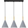 SLE1255-413-03 Светильник подвесной Черный/Серый E27 3*40W ARKET