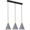 SLE1255-413-03 Светильник подвесной Черный/Серый E27 3*40W ARKET