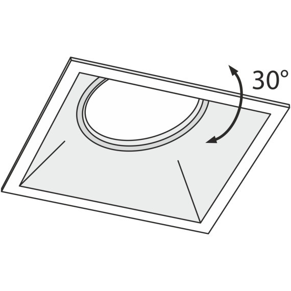 Встраиваемый светильник Maytoni DL029-2-01B Dot под лампу 1xGU10 50W
