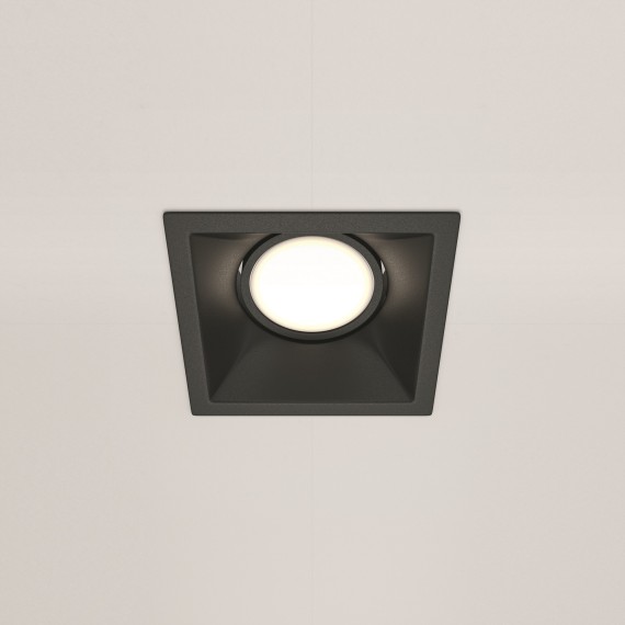 Встраиваемый светильник Maytoni DL029-2-01B Dot под лампу 1xGU10 50W