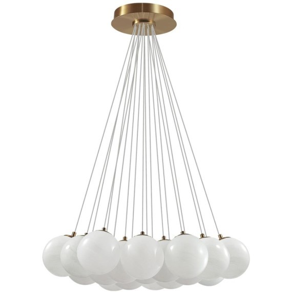 7109/19 Подвесная люстра с 19 лампами E14 (макс 5Вт), стяжное кольцо в комплекте Odeon Light MAGIA