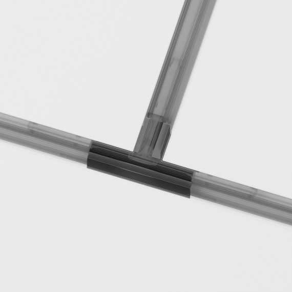 Т-коннектор для шинопроводов в ГКЛ 12.5мм Maytoni Gravity TRA010CT-42B