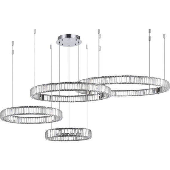 SL1622.103.04 Люстра подвесная ST-Luce Хром/Прозрачный LED 1*190W 4000K TIVOLI