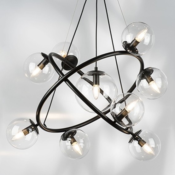 Подвесной светильник кольцом Lightstar 815390 Croco под лампы 9xE14 360W