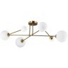 SLE2211-302-06 Светильник потолочный Латунь/Белый G9 LED 6*5W FANTINI
