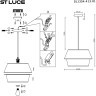 SL1354.413.01 Светильник подвесной ST-Luce Черный/Бежевый, Черный E27 1*40W JACKIE