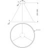 Подвесной светильник светодиодный Rim MOD058PL-L54W4K