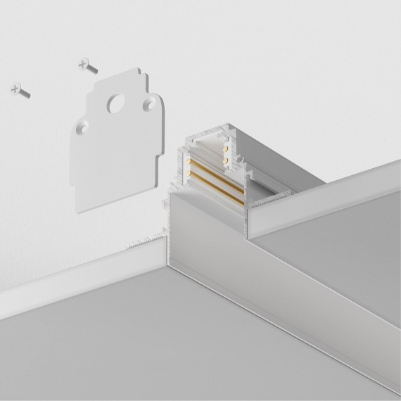 Магнитный 3м встраиваемый в ГКЛ 12.5мм шинопровод Maytoni Gravity TRX010-423W