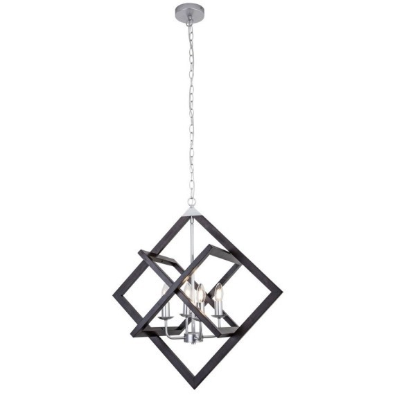 Люстра подвесная Lussole LSP-8733 CARROLLTON IP21 под лампы 4xE14 160W