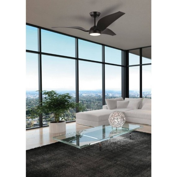 35004 Потолочный вентилятор со светильником MOSTEIROS, ?1420, черный