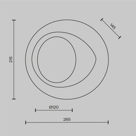 Настенный светильник (бра) Maytoni MOD435WL-01W