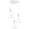 SLE1255-513-03 Светильник подвесной Белый/Белый E27 3*40W ARKET
